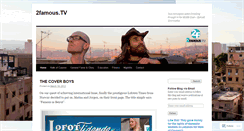 Desktop Screenshot of 2famous.wordpress.com