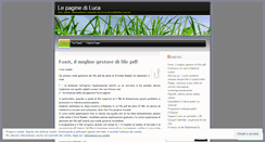 Desktop Screenshot of lucalandi.wordpress.com