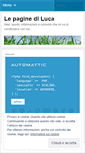 Mobile Screenshot of lucalandi.wordpress.com