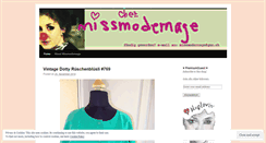 Desktop Screenshot of missmodernage.wordpress.com