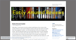 Desktop Screenshot of easilyamusedreviews.wordpress.com