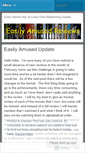 Mobile Screenshot of easilyamusedreviews.wordpress.com
