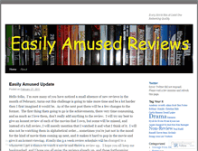 Tablet Screenshot of easilyamusedreviews.wordpress.com