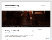 Tablet Screenshot of deorwoodworking.wordpress.com