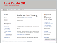 Tablet Screenshot of lastknightnik.wordpress.com