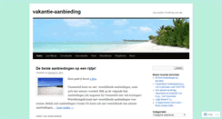Desktop Screenshot of devakantieaanbieding.wordpress.com