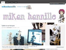 Tablet Screenshot of mikanhannille.wordpress.com