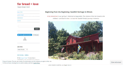 Desktop Screenshot of forbreadandlove.wordpress.com