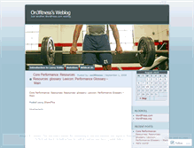 Tablet Screenshot of on3fitness.wordpress.com