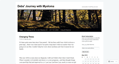 Desktop Screenshot of debsjourneywithmyeloma.wordpress.com