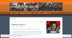 Desktop Screenshot of immaterium.wordpress.com