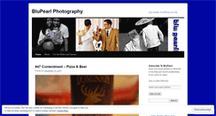 Desktop Screenshot of blupearlphoto.wordpress.com