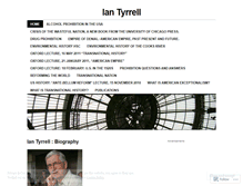 Tablet Screenshot of iantyrrell.wordpress.com