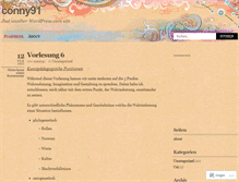 Tablet Screenshot of conny91.wordpress.com