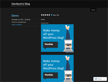 Tablet Screenshot of devilicon.wordpress.com