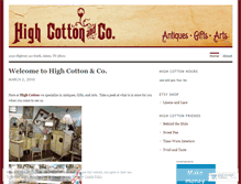 Tablet Screenshot of highcottonco.wordpress.com