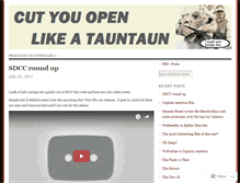 Tablet Screenshot of cutyouopenlikeatauntaun.wordpress.com