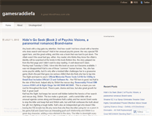 Tablet Screenshot of gamesraddiefa.wordpress.com