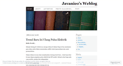 Desktop Screenshot of javanico.wordpress.com