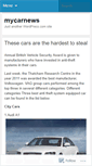 Mobile Screenshot of mycarnews.wordpress.com