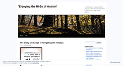 Desktop Screenshot of enjoyhi5autism.wordpress.com