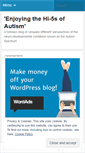 Mobile Screenshot of enjoyhi5autism.wordpress.com