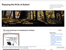 Tablet Screenshot of enjoyhi5autism.wordpress.com