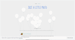 Desktop Screenshot of justalittlephoto.wordpress.com