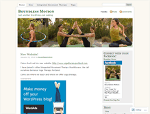 Tablet Screenshot of boundlessmotion.wordpress.com