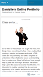 Mobile Screenshot of daniellesonlineportfolio.wordpress.com