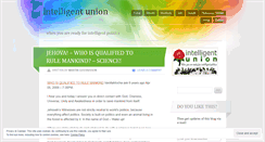 Desktop Screenshot of intelligentunion.wordpress.com