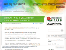 Tablet Screenshot of intelligentunion.wordpress.com