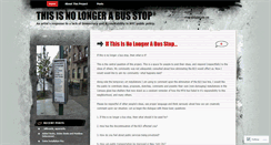 Desktop Screenshot of busshelter.wordpress.com