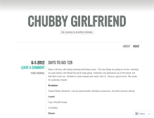 Tablet Screenshot of chubbygirlfriend.wordpress.com