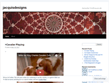 Tablet Screenshot of jacquisdesigns.wordpress.com