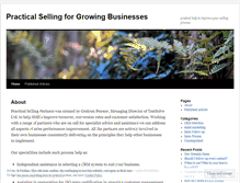 Tablet Screenshot of practicalselling.wordpress.com