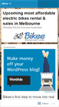 Mobile Screenshot of bikee2011.wordpress.com