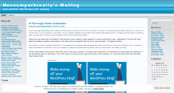 Desktop Screenshot of museumparkrealty.wordpress.com