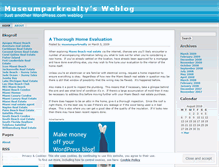 Tablet Screenshot of museumparkrealty.wordpress.com