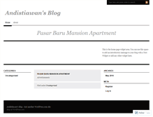 Tablet Screenshot of andistiawan.wordpress.com