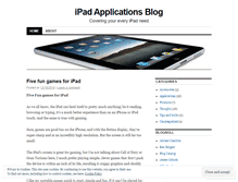 Tablet Screenshot of ipadapplications.wordpress.com