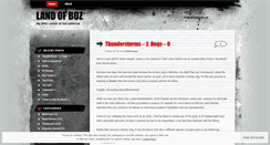 Desktop Screenshot of landofboz.wordpress.com