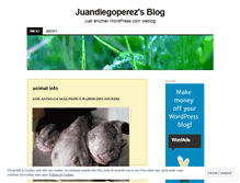 Tablet Screenshot of juandiegoperez.wordpress.com