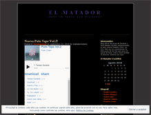 Tablet Screenshot of matadorrockers.wordpress.com