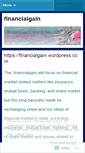 Mobile Screenshot of financialgain.wordpress.com