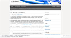 Desktop Screenshot of indeclaration.wordpress.com