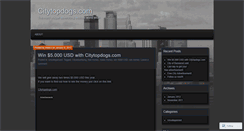 Desktop Screenshot of citytopdogs.wordpress.com