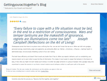Tablet Screenshot of gettingyouracttogether.wordpress.com