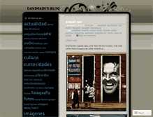 Tablet Screenshot of davimain.wordpress.com