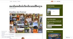 Desktop Screenshot of nedandnicholeandboys.wordpress.com